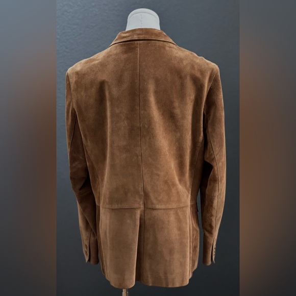 GAP - Leather Suede Jacket/Blazer, vintage 90s - Picture 5 of 17